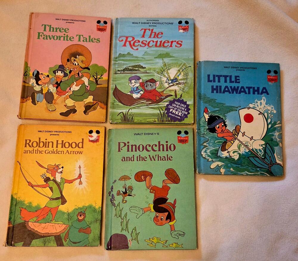 Disney's Wonderful World of Reading 1970's Books